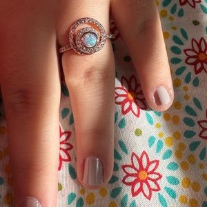 Grey Mist Opal Size 10 Ring!